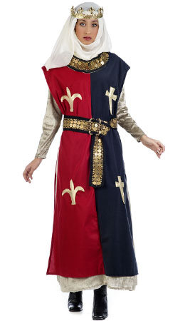Fato de Princesa Medieval Isabela para senhora