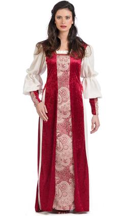 Fato de Dama Medieval Maribel para senhora