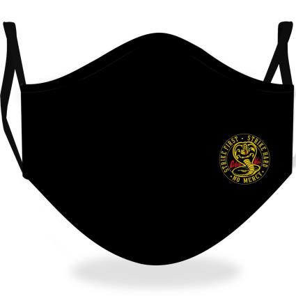 Máscara em Tecido da Cobra Kai para adulto