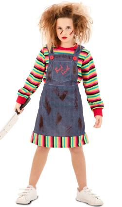 Fato de Chucky Diabólica para menina