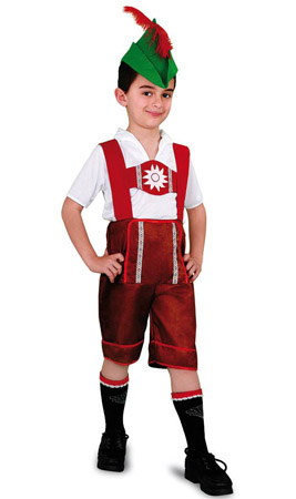 Fato de Tirolês Nils para menino