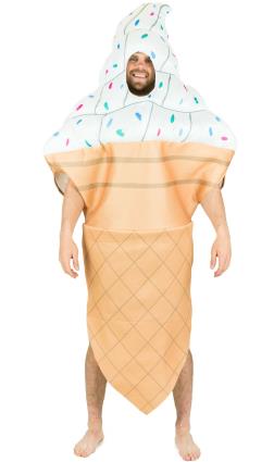 Fato de Gelado de Colher para adulto