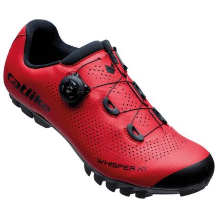 Catlike Sapatos Btt Whisper X1 Nylon EU 45 Red