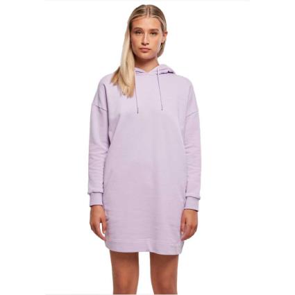 Urban Classics Vestido Curto Manga Comprida Organic Oversized Terry L Lilac