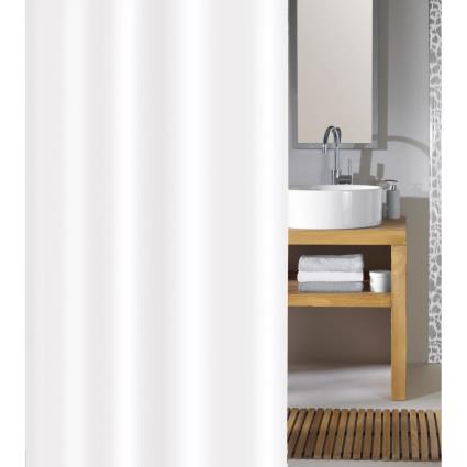 Kleine Wolke 430282 Shower Curtain 'Phoenix' 120x200 cm White