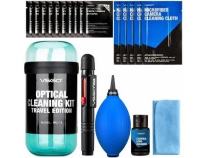 Kit Limpeza p/ viagem VSGO DKL-18 Azul
