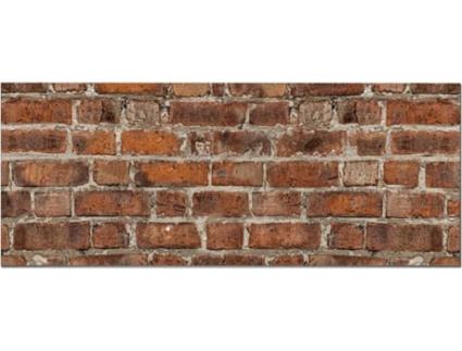 Painel Decorativo HOME & LIVING Tijolo Castanho (60 x 300 cm)