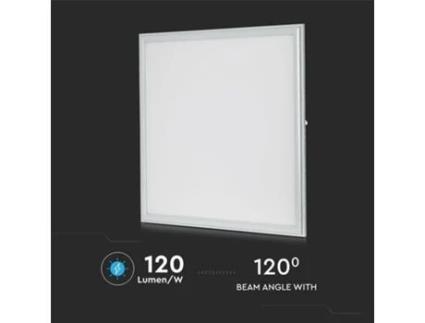 Painel Led 45W 600X600 Aro Branco Branco Neutro