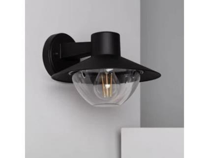 Candeeiro de Parede LEDKIA (Preto - Alumínio - 17.8x26x24 cm)