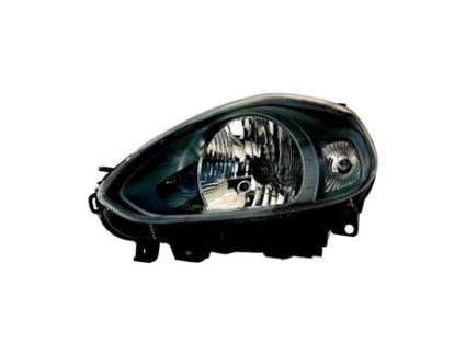 Farol Esquerdo Eletrico Fiat Punto Evo 09> Mascara Preta