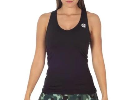 T-shirt para Mulher A40GRADOS SPORT & STYLE Cielo Preto para Ténis ou Padel (XL)