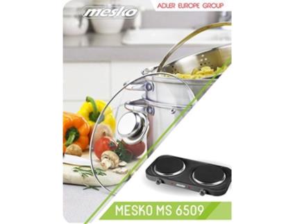 Mesko Home Ms 6509 Placa Preto Balcão Placa Selada 2 Zonas