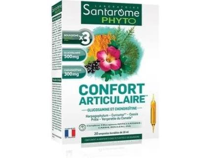 Suplemento Alimentar SANTAROME Conforto Articulações (20 ampolas)