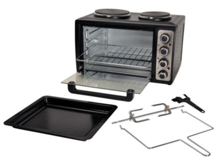 Efbe-Schott Tkg Mk 1002 Fogão Fogão de Mesa Placa Selada Preto