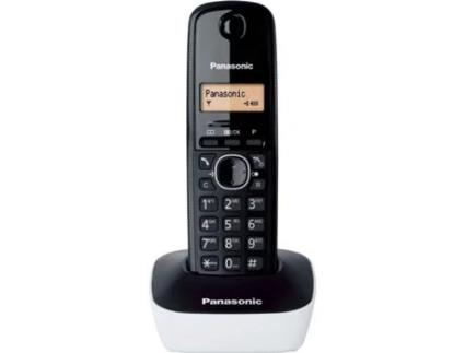 Telefone sem fio PANASONIC KX-TG1611FRW Preto, Branco