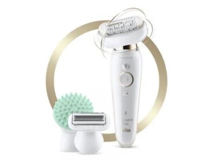Braun Silk-Épil 9 81688638 Depiladora 40 Pinças Branco Dourado