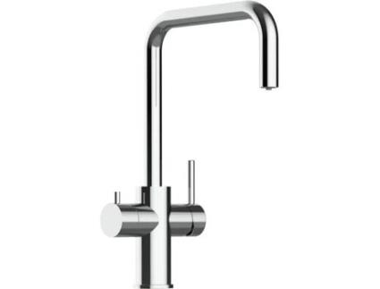 Torneira de cozinha VIZIO 5 Vias Tubo Giratória 360° Aço polido (Aço)