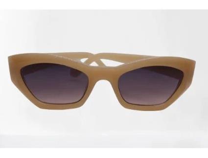 Óculos de Sol COSMIC SUN Retro Plástico Mulher (Bege)