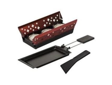 Kuhn Rikon 32108 Grelhador de Interior Preto Vermelho