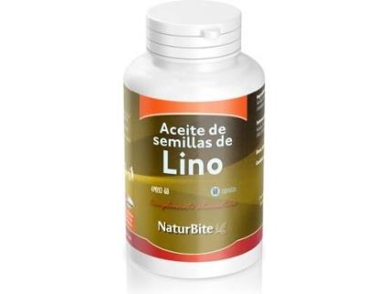 Suplemento Alimentar NATURBITE Sementes De Linho (60 cápsulas de 1000mg)