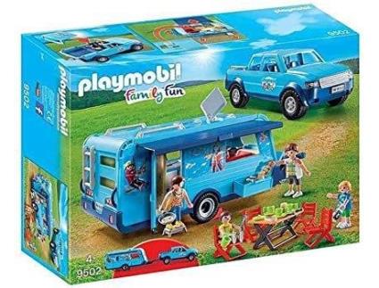PLAYMOBIL Fun Park: Pick up com reboque (Idade Minima: 5 anos - 44 peças)