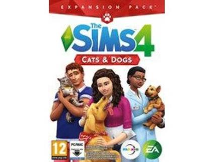 The Sims 4 Cats And Dogs Expansion Pack (Pc Download Code In A Box)  Videogames