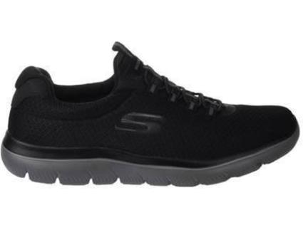 Ténis SKECHERS Summits Tecido Homem (44 - Preto, Cinzento)