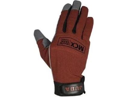 Luvas Vermelhas Couro Sintetico com Dorso de SPANDEX. Nº8