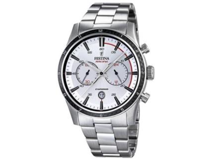 Festina Cab.Crono Ace.Esf.Plata