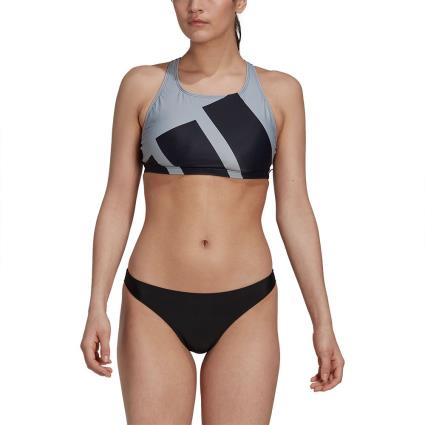 Adidas Bikini Big Logo Graphic XS Black