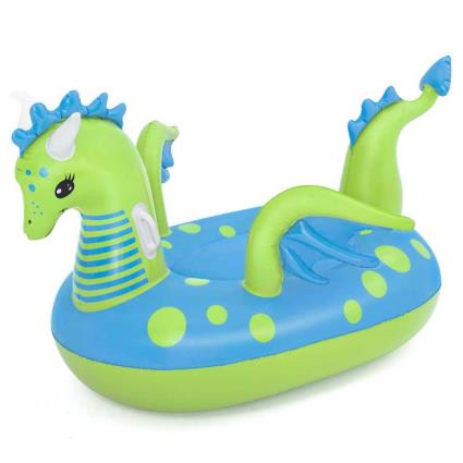 Bestway Colchões De Ar Para Piscina Dragon 134x142 cm Green / Blue