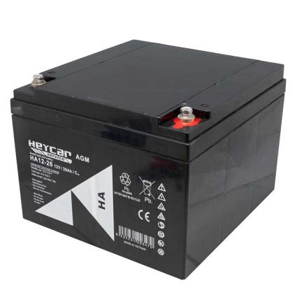 Gp Batteries Bateria Carro 12v 26ah Heycar Serie Ha One Size Black