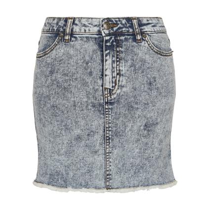 Urban Classics Saia Jeans Feminina Urban Classics 26 bleu ciel