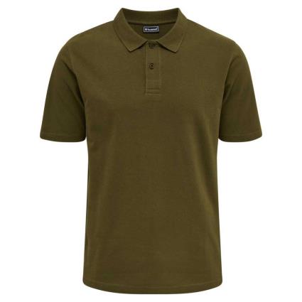 Hummel Polo Manga Corta Red Stretch S Dark Olive