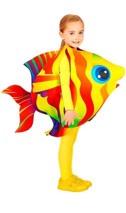 Fato de Peixe Tropical para criança