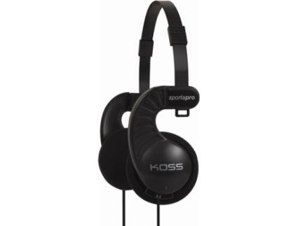 Auscultadores com Fio KOSS Sporta Pro (On Ear - Microfone - Preto)