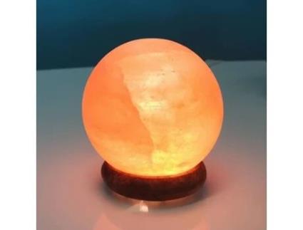 Lâmpada ZEN'ARÔME Himalaias da Esfera (Laranja - 8-12x7-11 cm - Cristal de Sal )