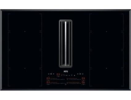 Placa de Indução com Exaustor AEG Combohob CCE84779FB (Elétrica - 83 cm - Preto)