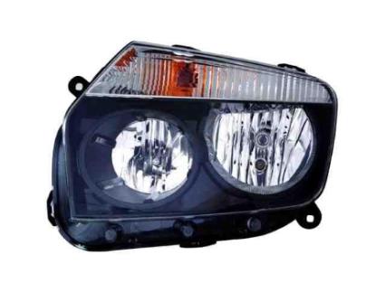 Farol Direito Dacia Duster 10>13 Mascara Preta