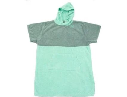 Poncho Surf WETKUBE CLEANER Menta, Cinzento e Menta (M/L)