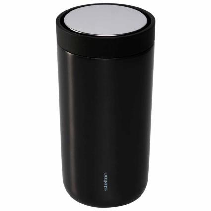 Stelton Caneca Térmica To Go Click 200 Ml One Size Black Metal