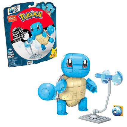 Mega Bloks Pokémon Build And Show Conjunto De Construção Squirtle 7 Years Multicolor