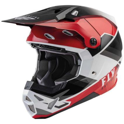 Fly Capacete Motocross Formula Cp Rush L Black / Red / White