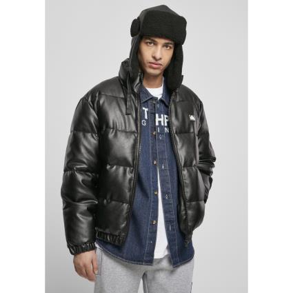Southpole Jaqueta Southpole Imitation Leather Bubble 2XL noir