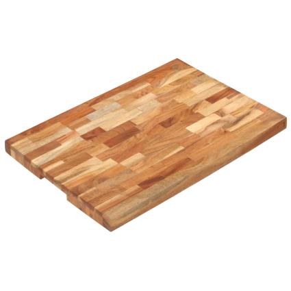 vidaXL Tábua de cortar 60x40x4 cm madeira de acácia maciça