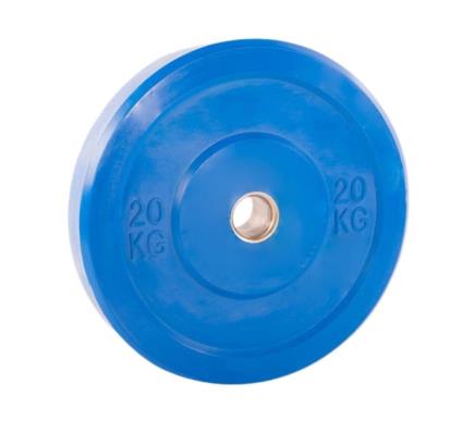 Disco olímpico Bumper fitnessdigital cor - 20kg