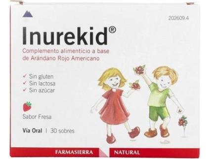 Suplemento Alimentar FARMASIERRA Inurekid (30 carteiras de 2g (Morango))