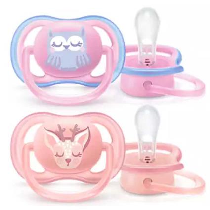 Philips Avent Chupeta De Menina Ultra Air X2 6-18 Months Multicolor