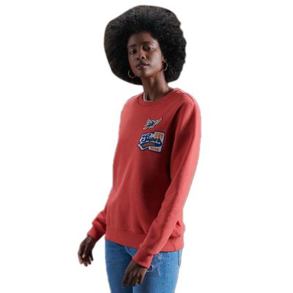 Superdry Suéter Standard Patch Pullover M Cali Red Heather