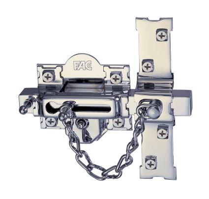 Ferrolho cilíndrico 80MM NIQUELADO